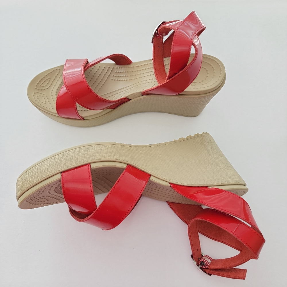 Crocs Rio Red heel Wedges - Picture 5 of 5